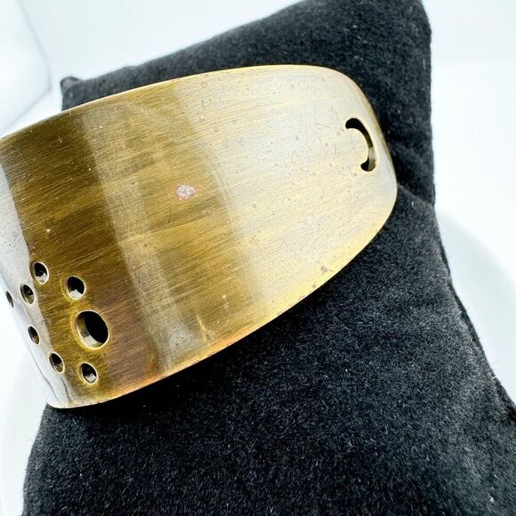 Vintage Scout Zodiac Gemini Cuff Bracelet Astrological Signed Heroine Retro - Picture 10 of 12